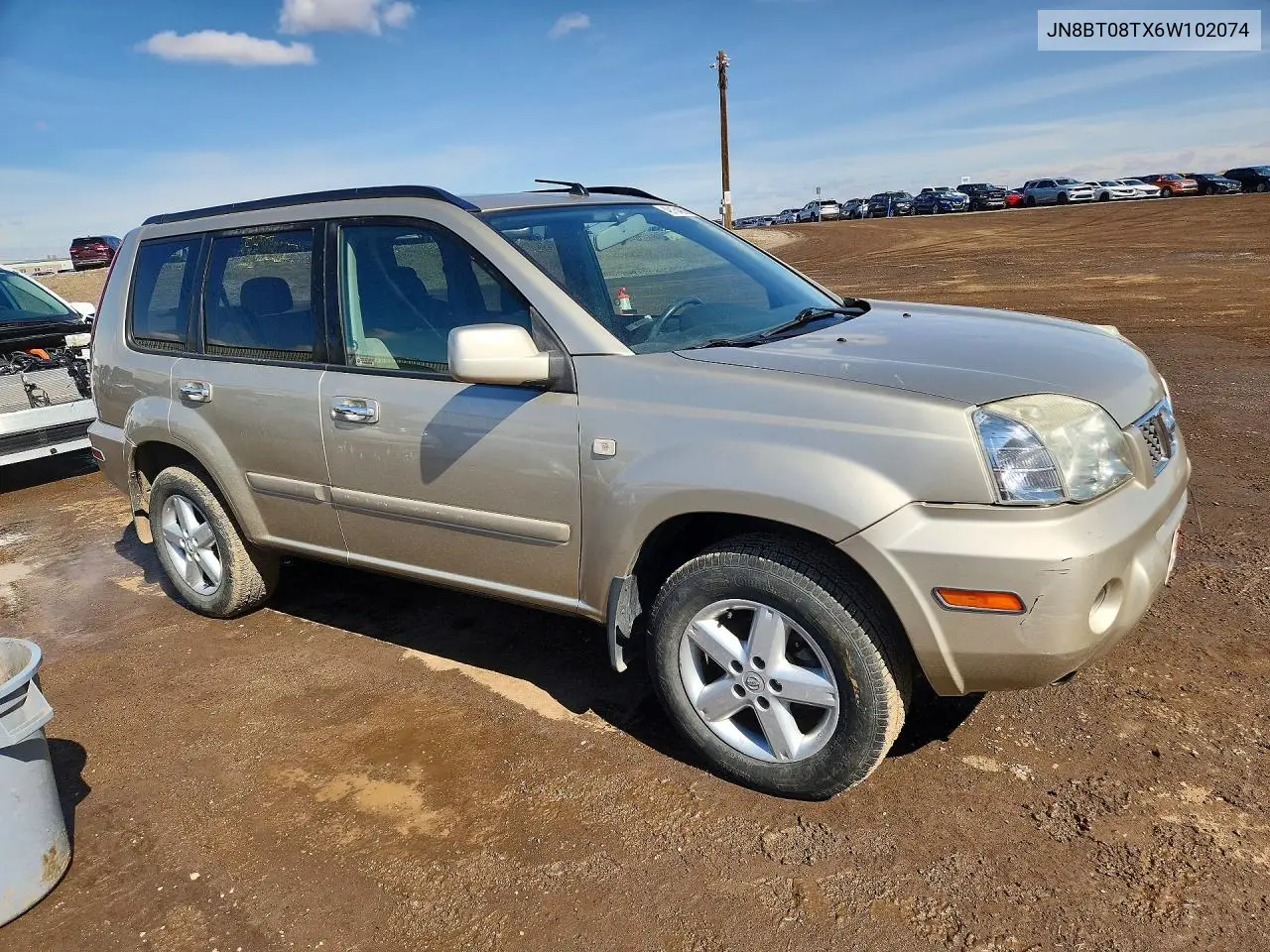 2006 Nissan X-Trail Xe VIN: JN8BT08TX6W102074 Lot: 49154836