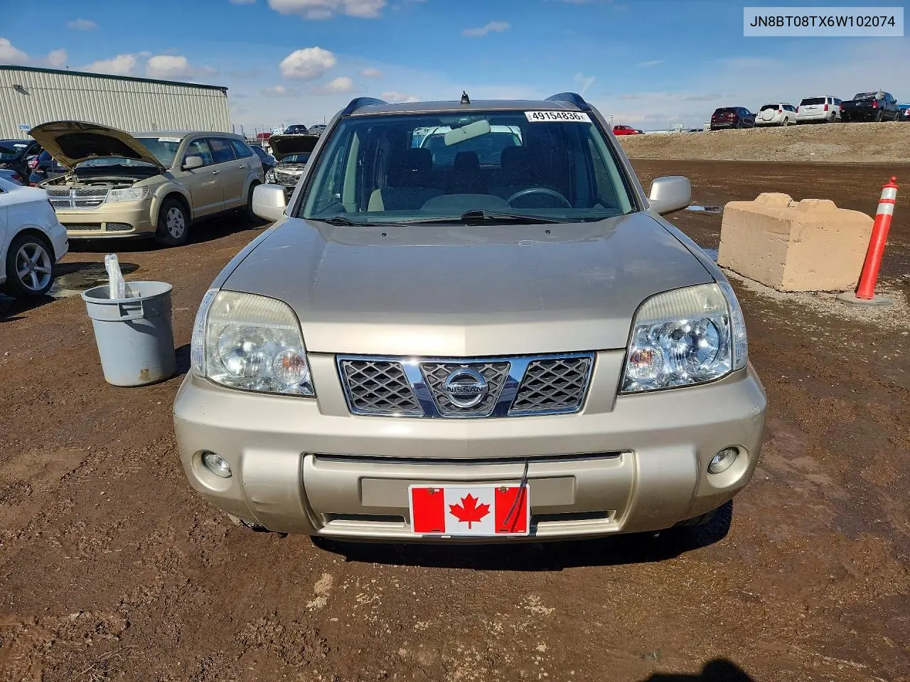 2006 Nissan X-Trail Xe VIN: JN8BT08TX6W102074 Lot: 49154836