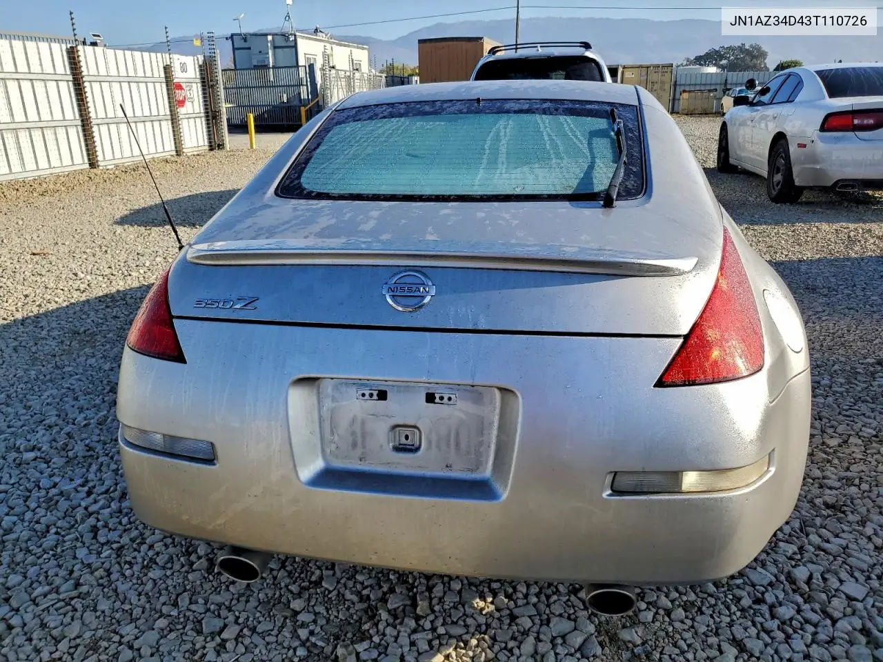 JN1AZ34D43T110726 2003 Nissan 350Z Coupe