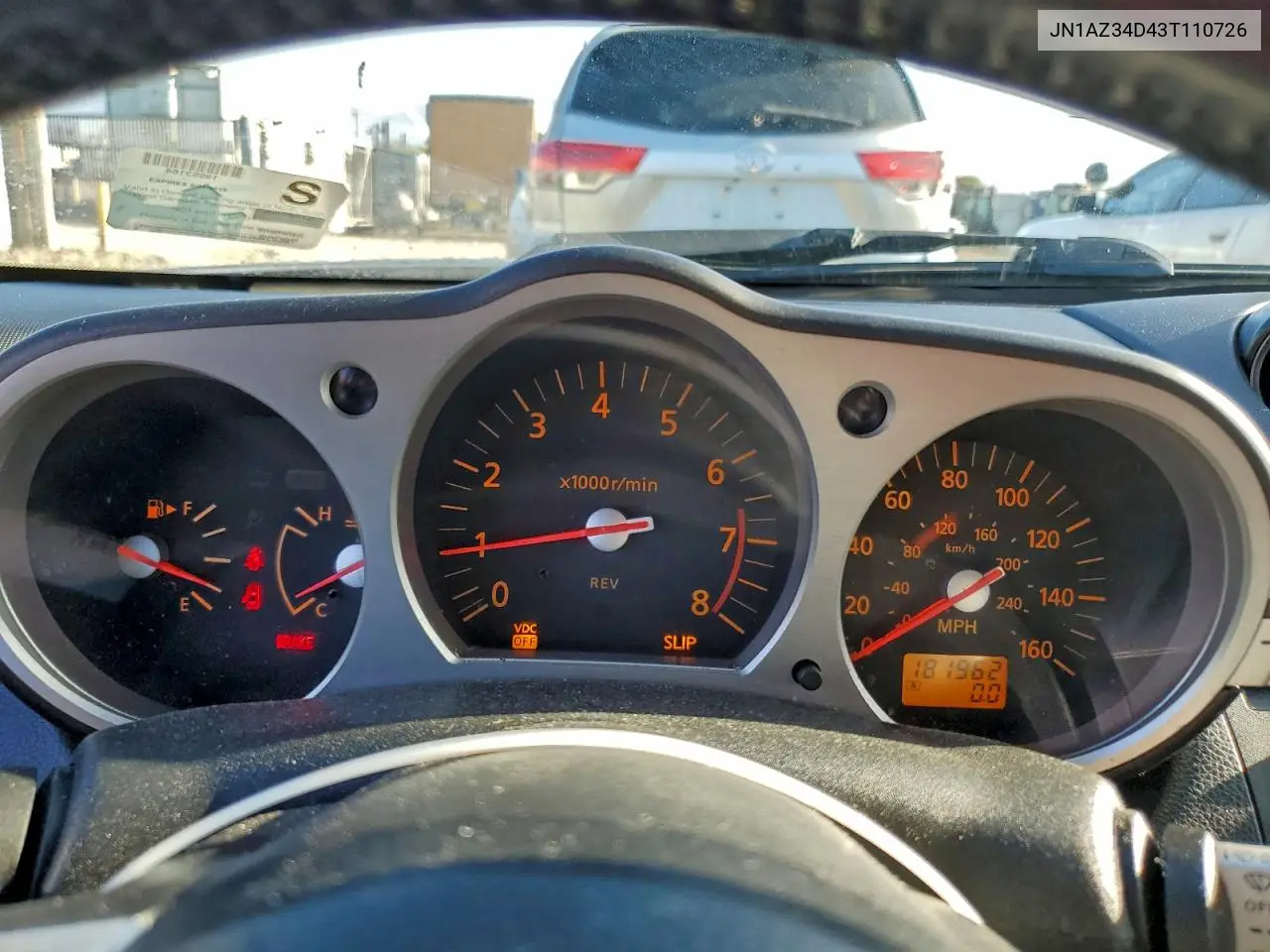 JN1AZ34D43T110726 2003 Nissan 350Z Coupe