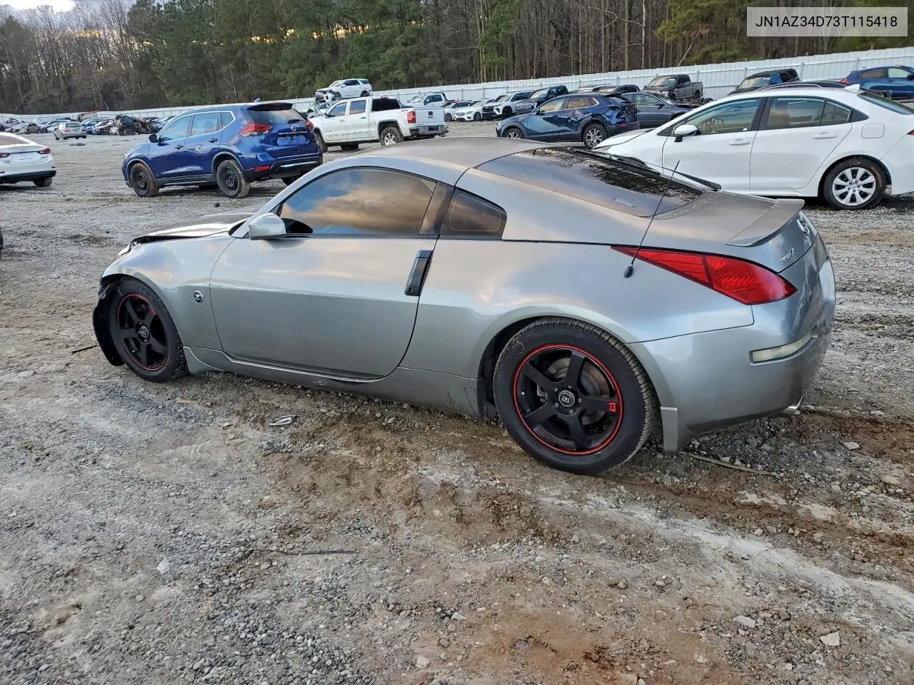 JN1AZ34D73T115418 2003 Nissan 350Z Coupe