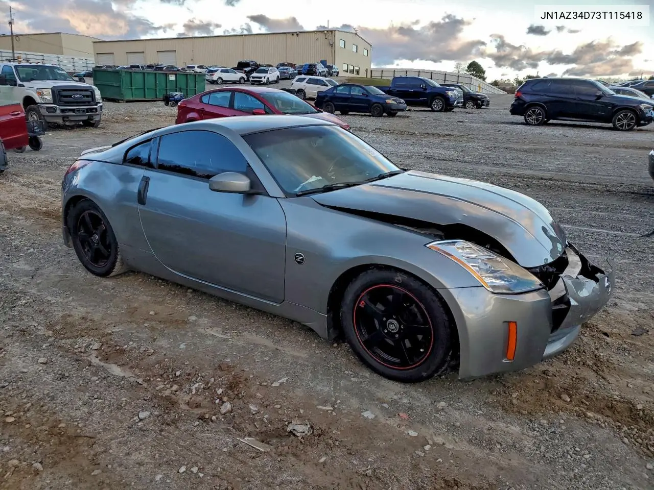 JN1AZ34D73T115418 2003 Nissan 350Z Coupe