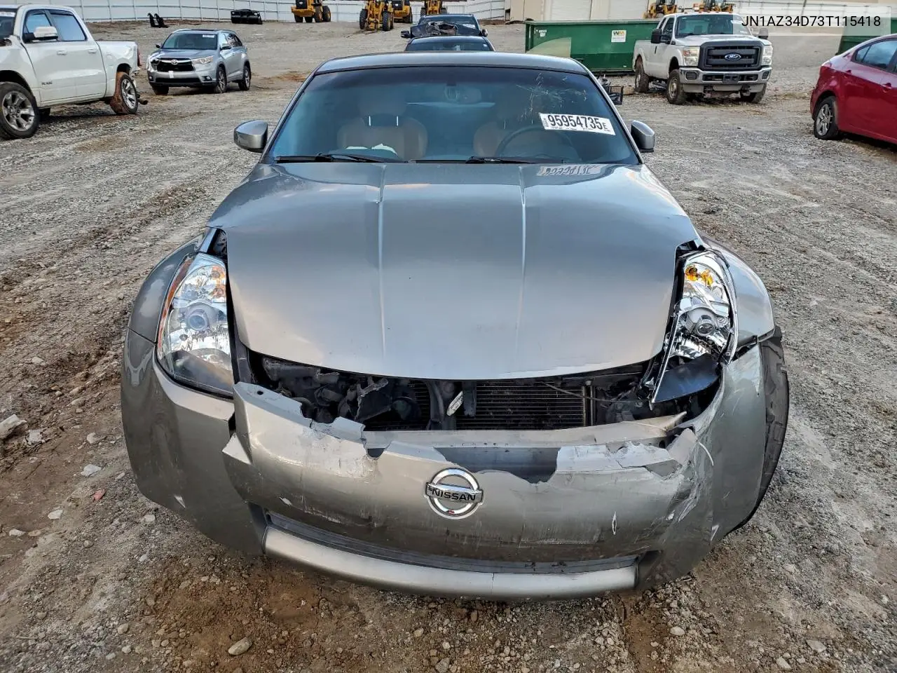 JN1AZ34D73T115418 2003 Nissan 350Z Coupe
