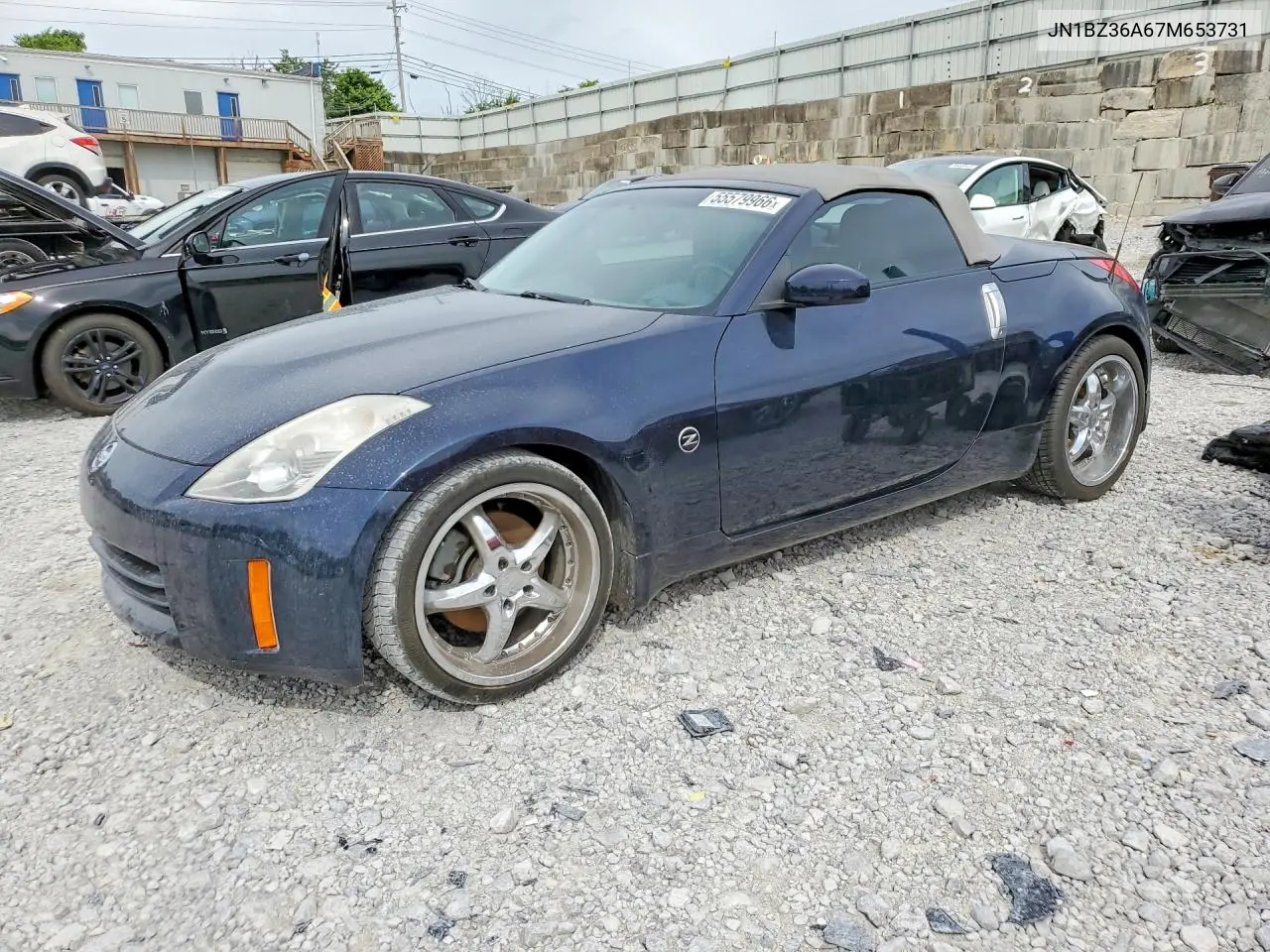 2007 Nissan 350Z Roadster VIN: JN1BZ36A67M653731 Lot: 55579966