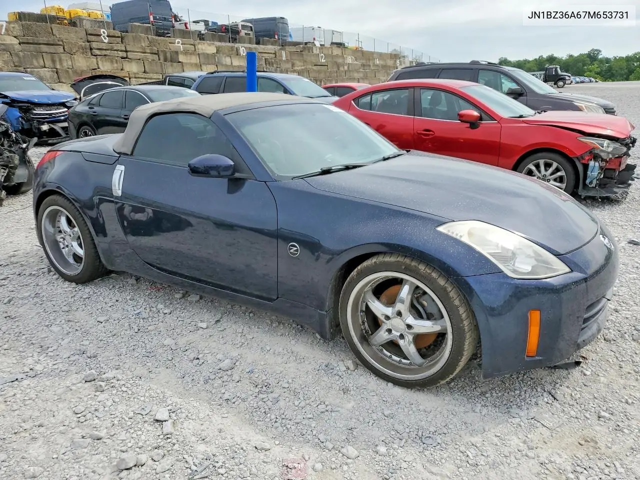 2007 Nissan 350Z Roadster VIN: JN1BZ36A67M653731 Lot: 55579966