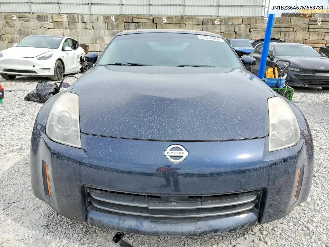 2007 Nissan 350Z Roadster VIN: JN1BZ36A67M653731 Lot: 55579966