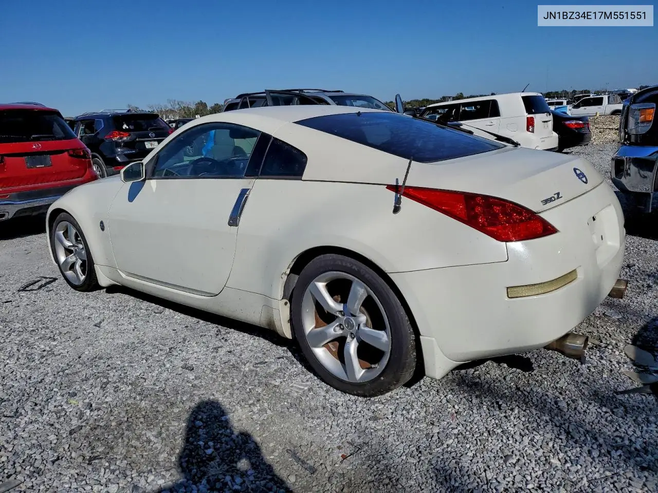 JN1BZ34E17M551551 2007 Nissan 350Z Coupe