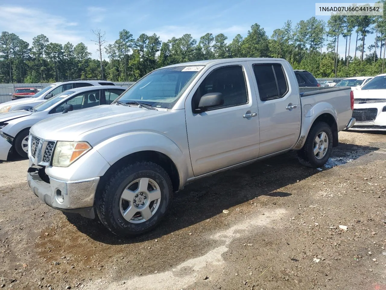 2006 Nissan Frontier Crew Cab Le VIN: 1N6AD07U66C441542 Lot: 69607754