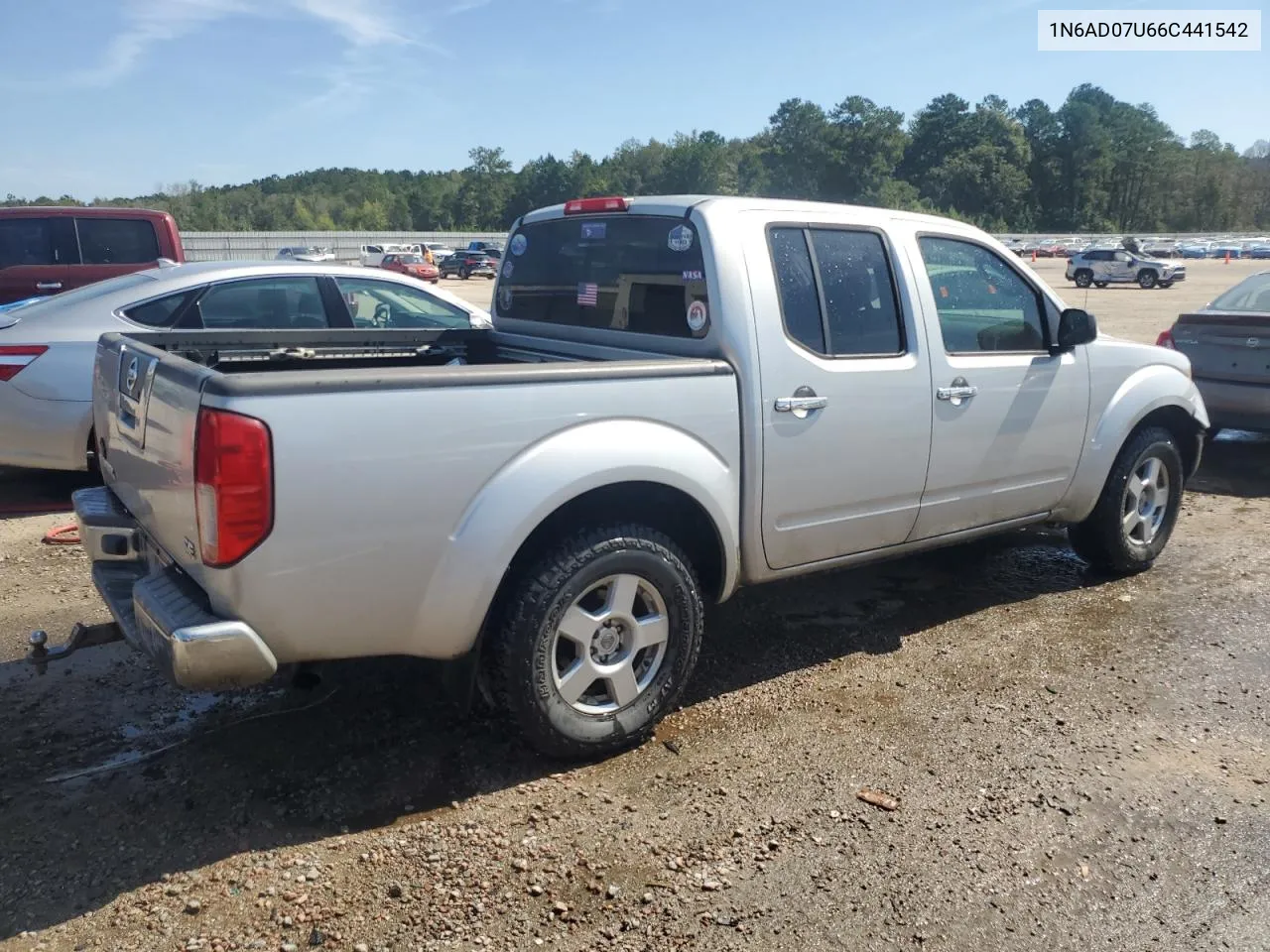 2006 Nissan Frontier Crew Cab Le VIN: 1N6AD07U66C441542 Lot: 69607754