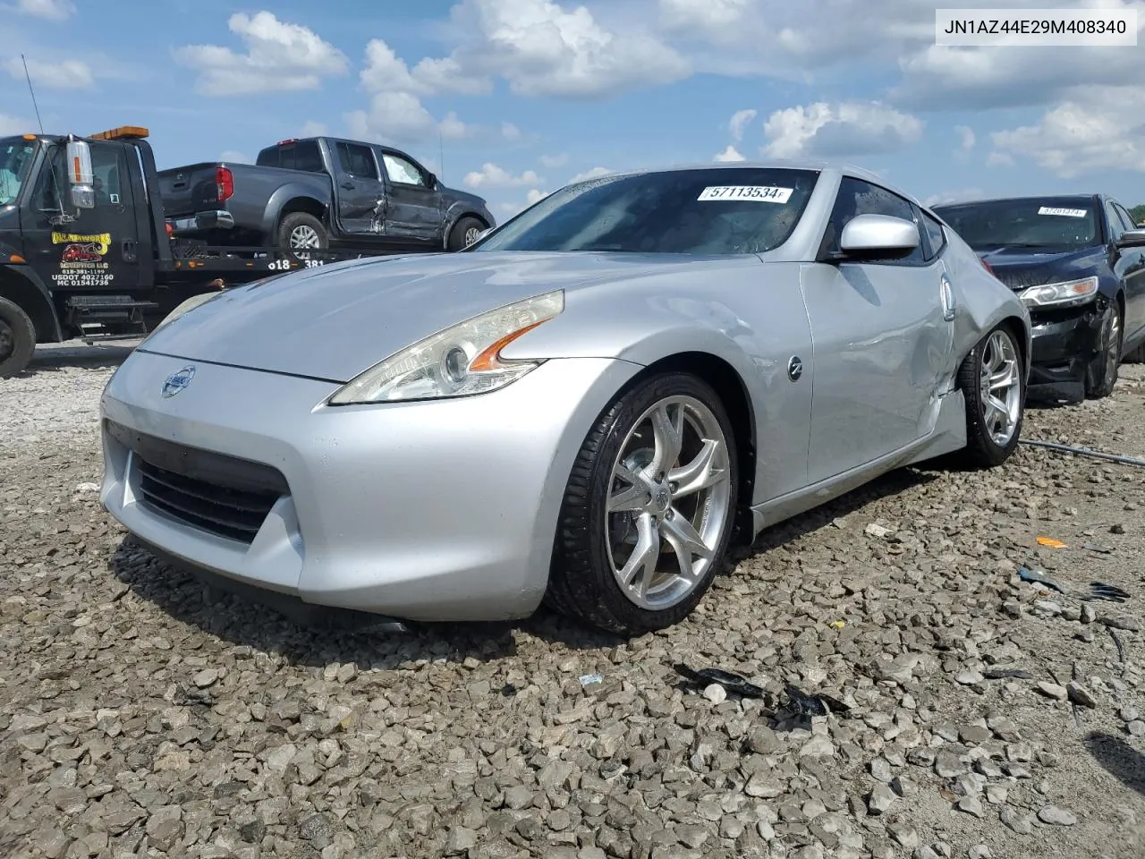 2009 Nissan 370Z VIN: JN1AZ44E29M408340 Lot: 57113534