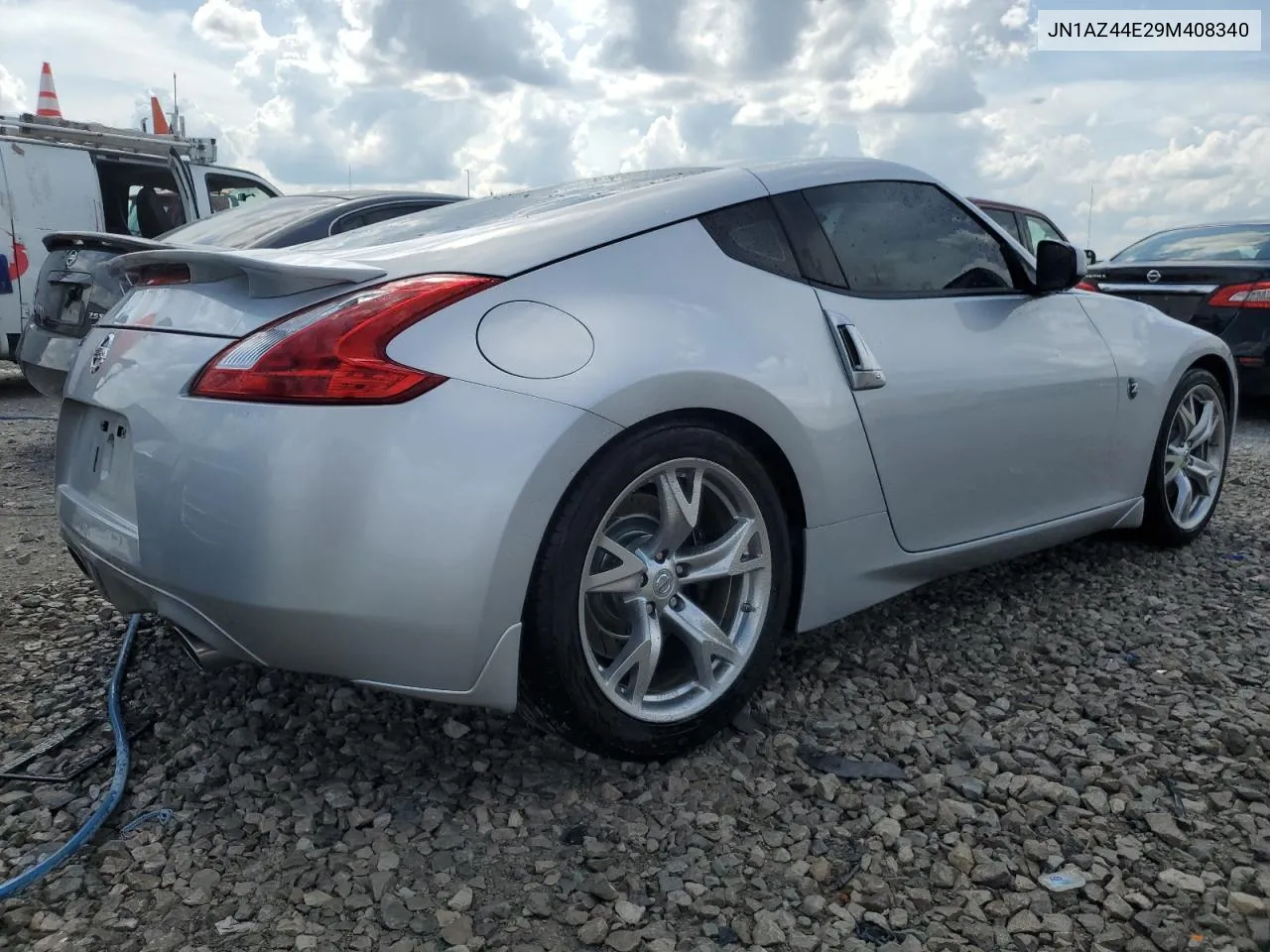 2009 Nissan 370Z VIN: JN1AZ44E29M408340 Lot: 57113534