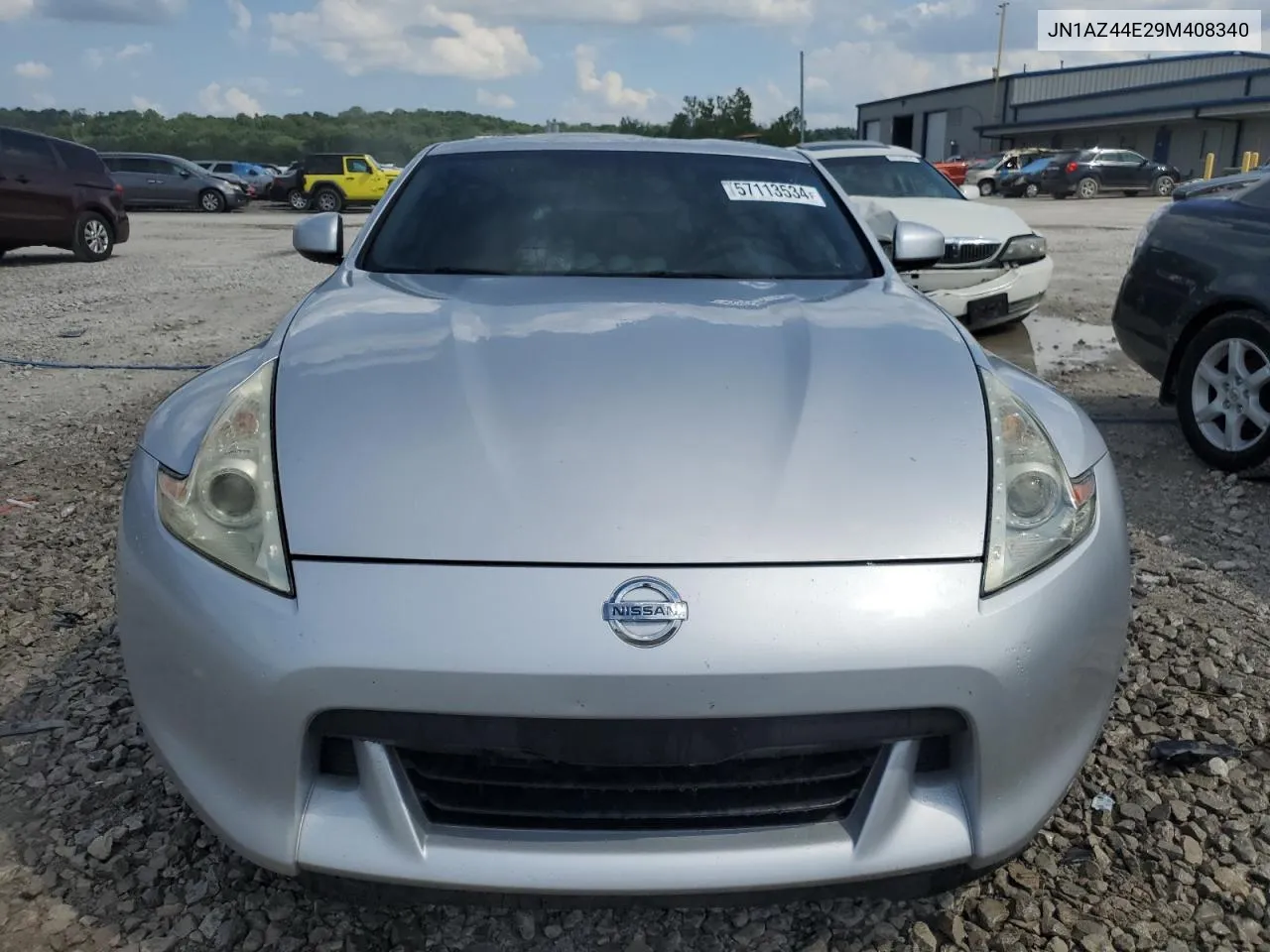 2009 Nissan 370Z VIN: JN1AZ44E29M408340 Lot: 57113534