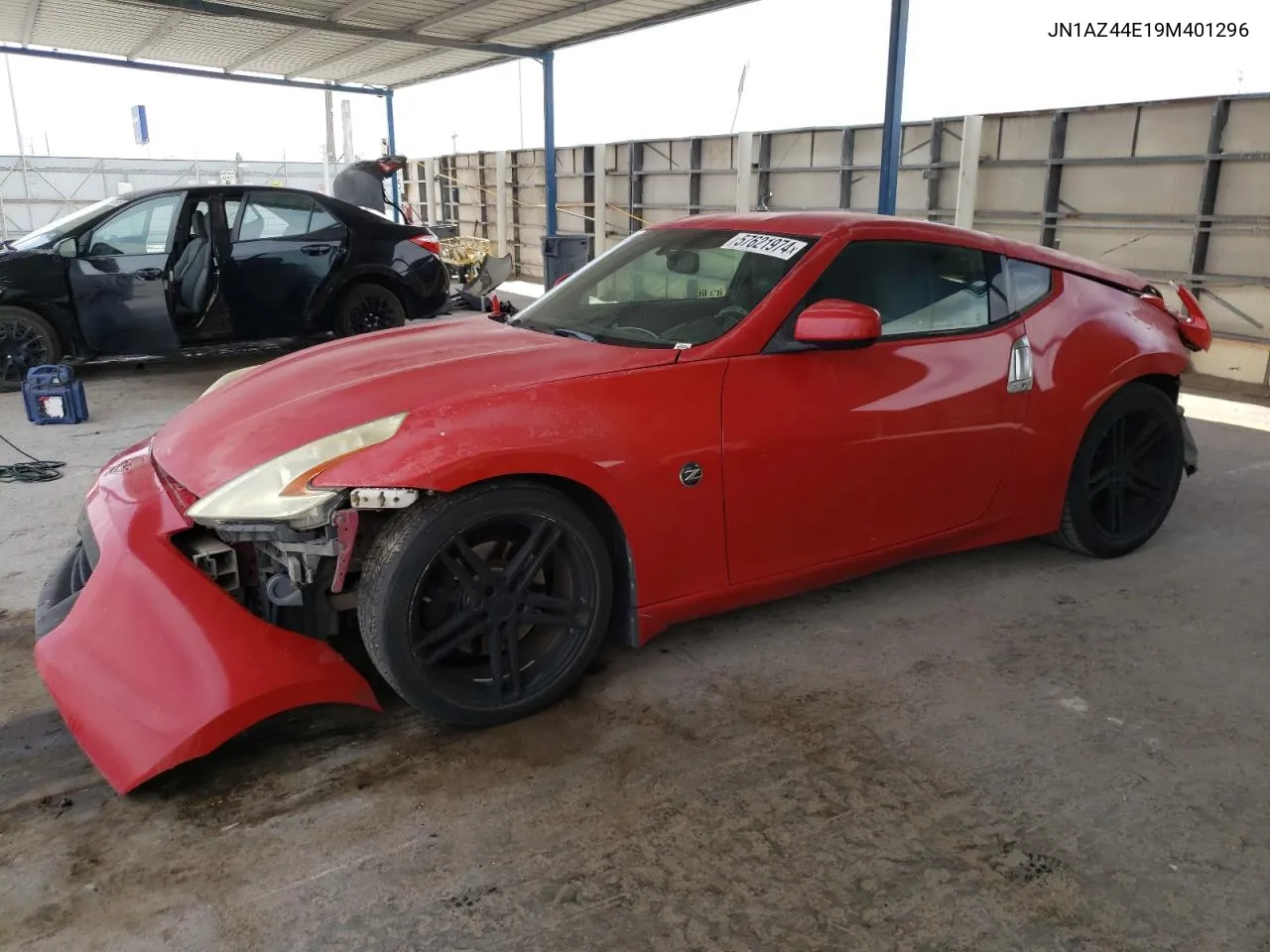 2009 Nissan 370Z VIN: JN1AZ44E19M401296 Lot: 57621974