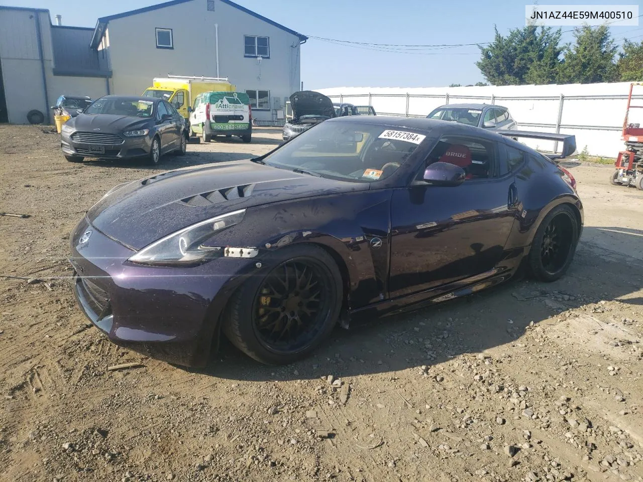 2009 Nissan 370Z VIN: JN1AZ44E59M400510 Lot: 58157384