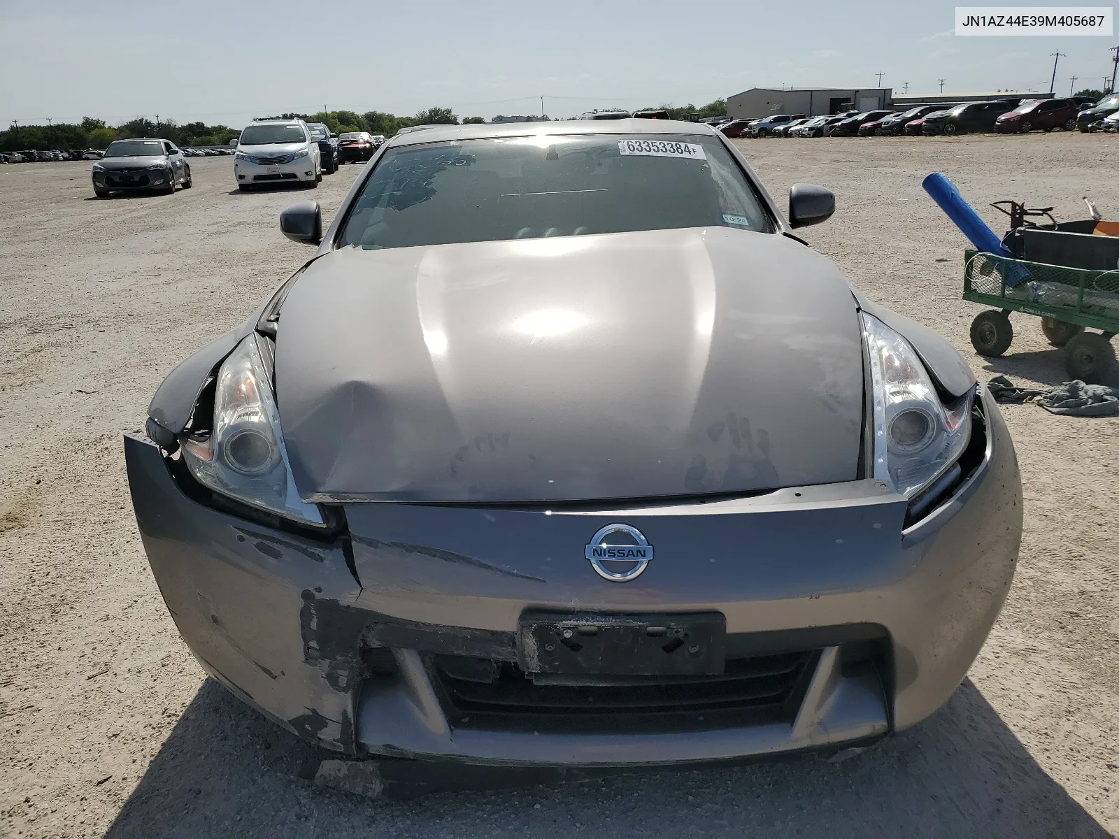 2009 Nissan 370Z VIN: JN1AZ44E39M405687 Lot: 63353384