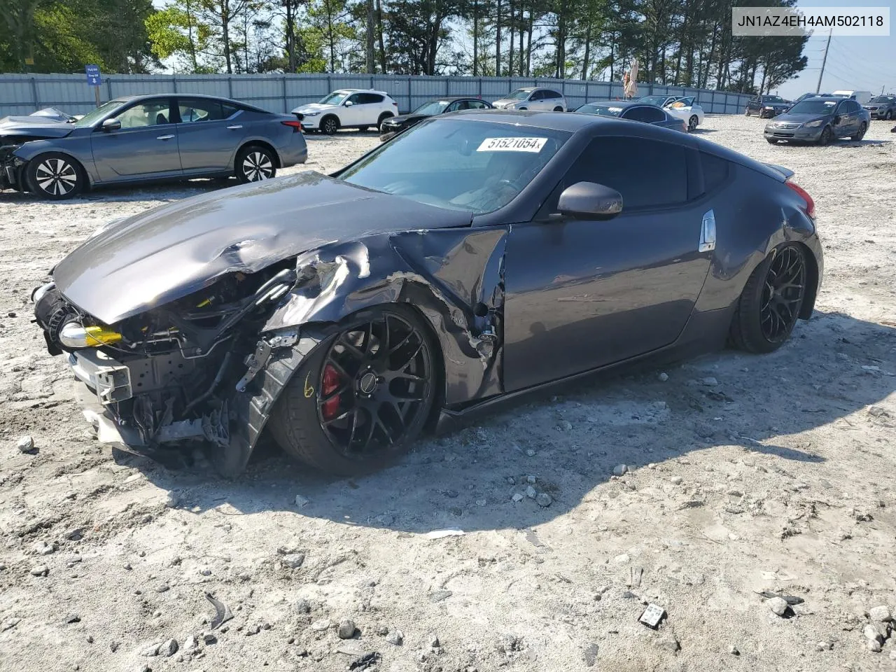 2010 Nissan 370Z VIN: JN1AZ4EH4AM502118 Lot: 51521054