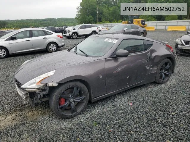 2010 Nissan 370Z VIN: JN1AZ4EH6AM502752 Lot: 56594344