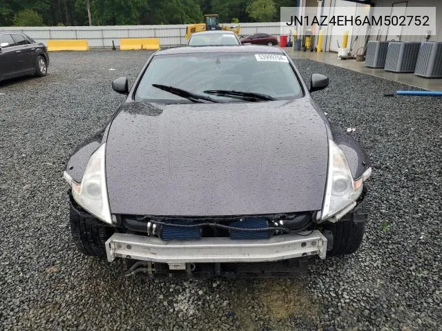 JN1AZ4EH6AM502752 2010 Nissan 370Z