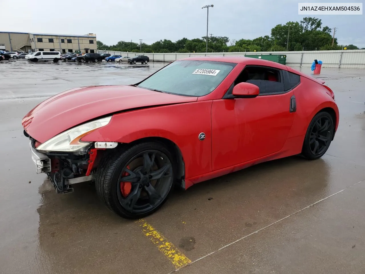 2010 Nissan 370Z VIN: JN1AZ4EHXAM504536 Lot: 57205964