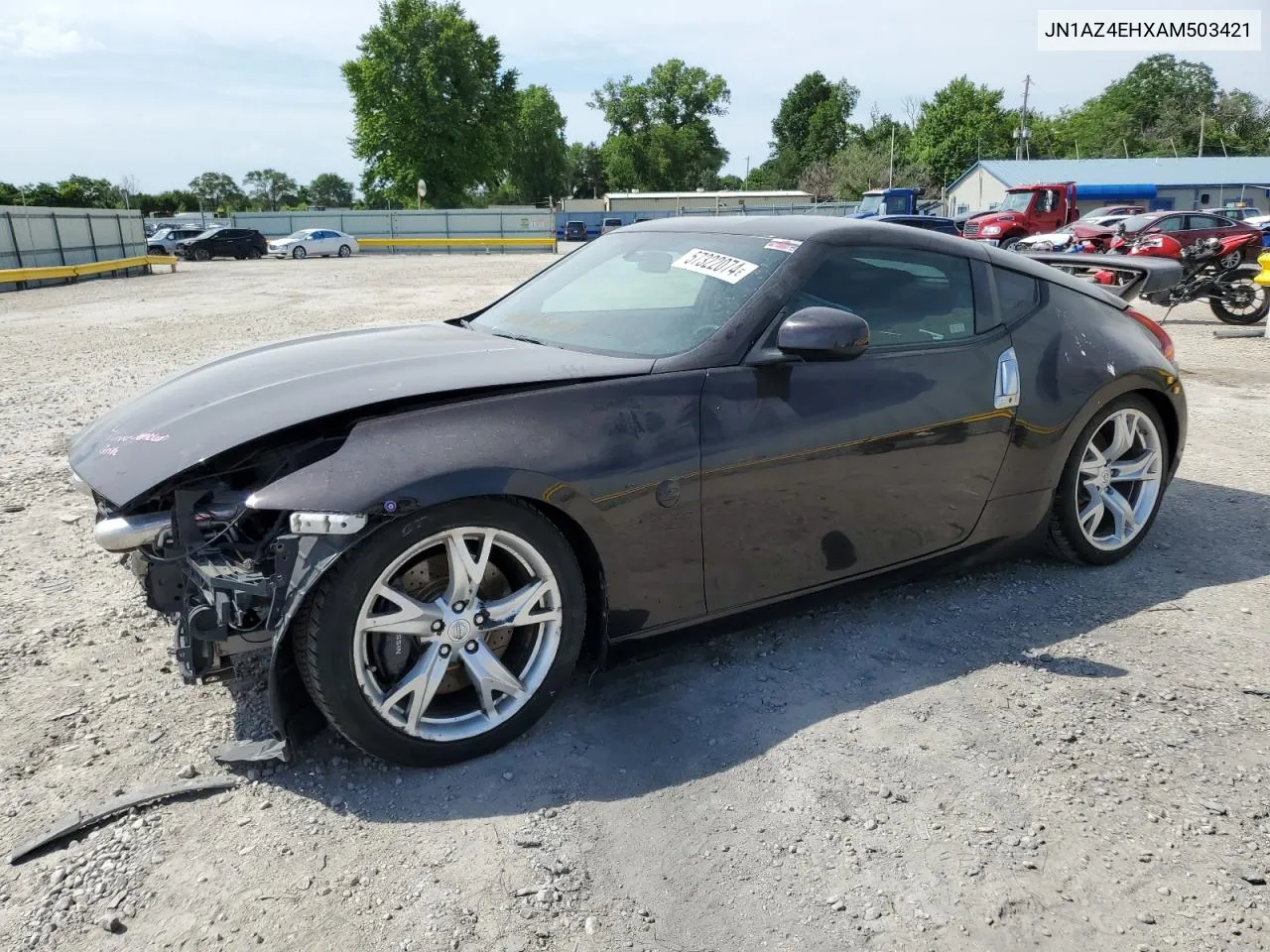 2010 Nissan 370Z VIN: JN1AZ4EHXAM503421 Lot: 57322074