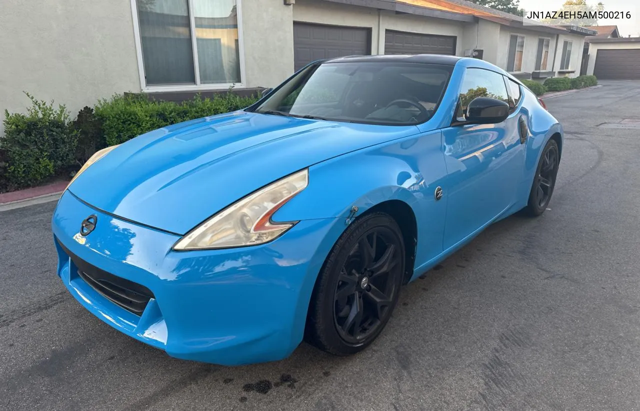 2010 Nissan 370Z VIN: JN1AZ4EH5AM500216 Lot: 59802704