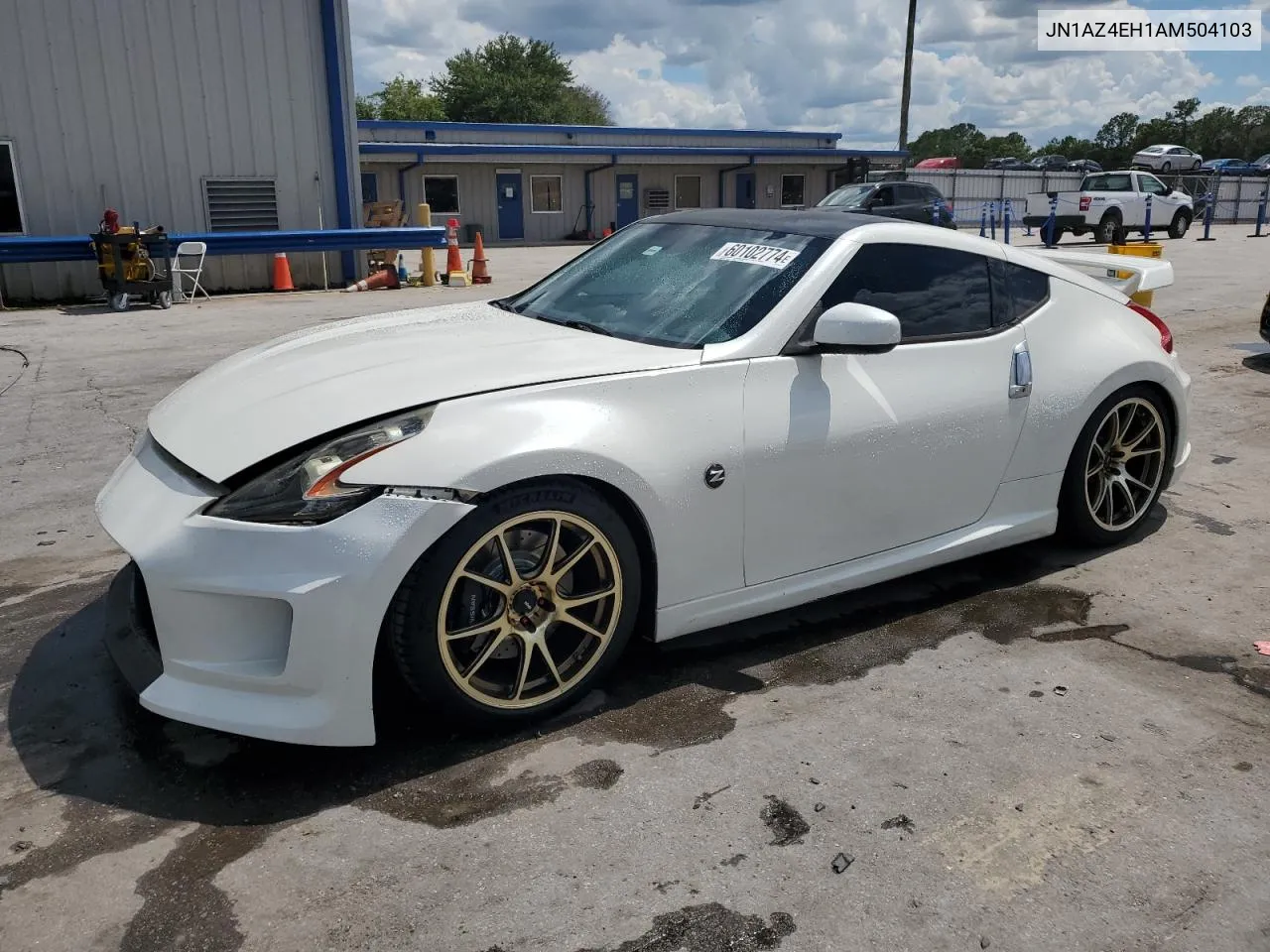 JN1AZ4EH1AM504103 2010 Nissan 370Z