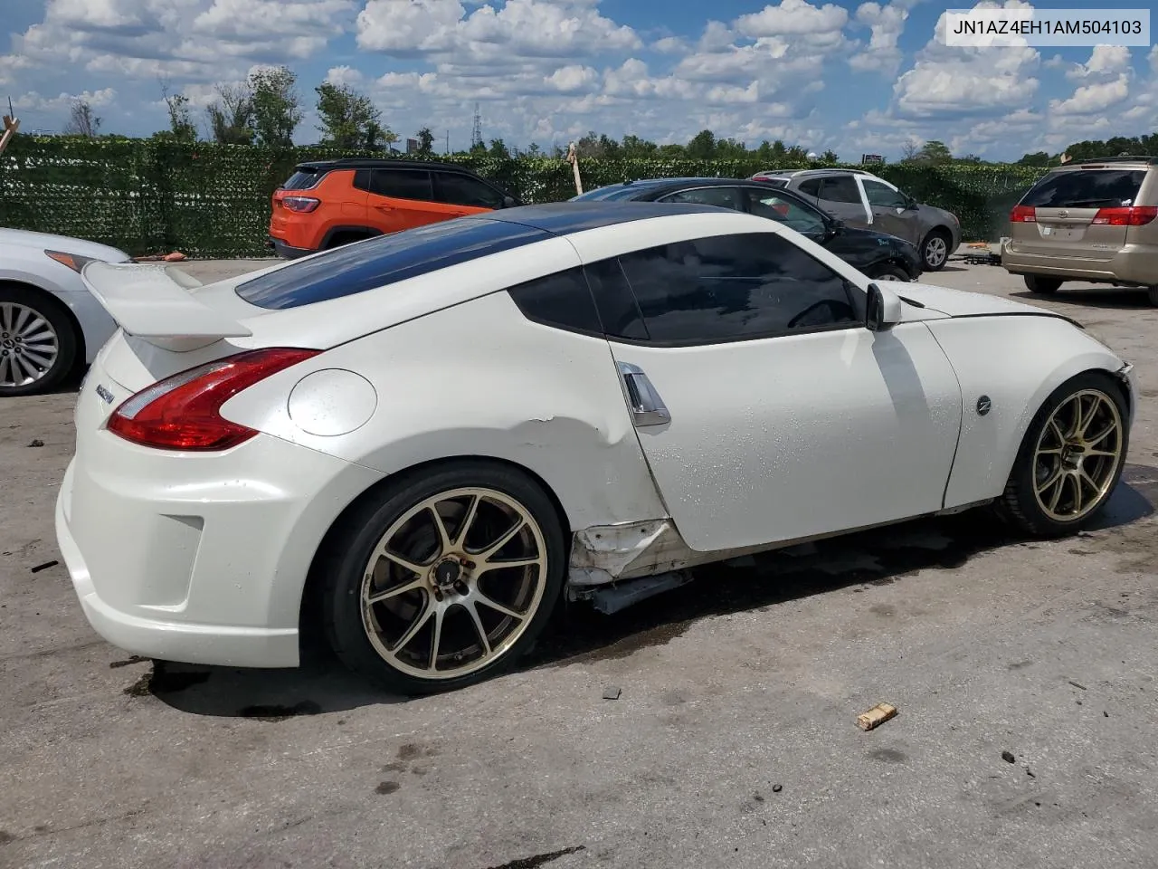 2010 Nissan 370Z VIN: JN1AZ4EH1AM504103 Lot: 60102774