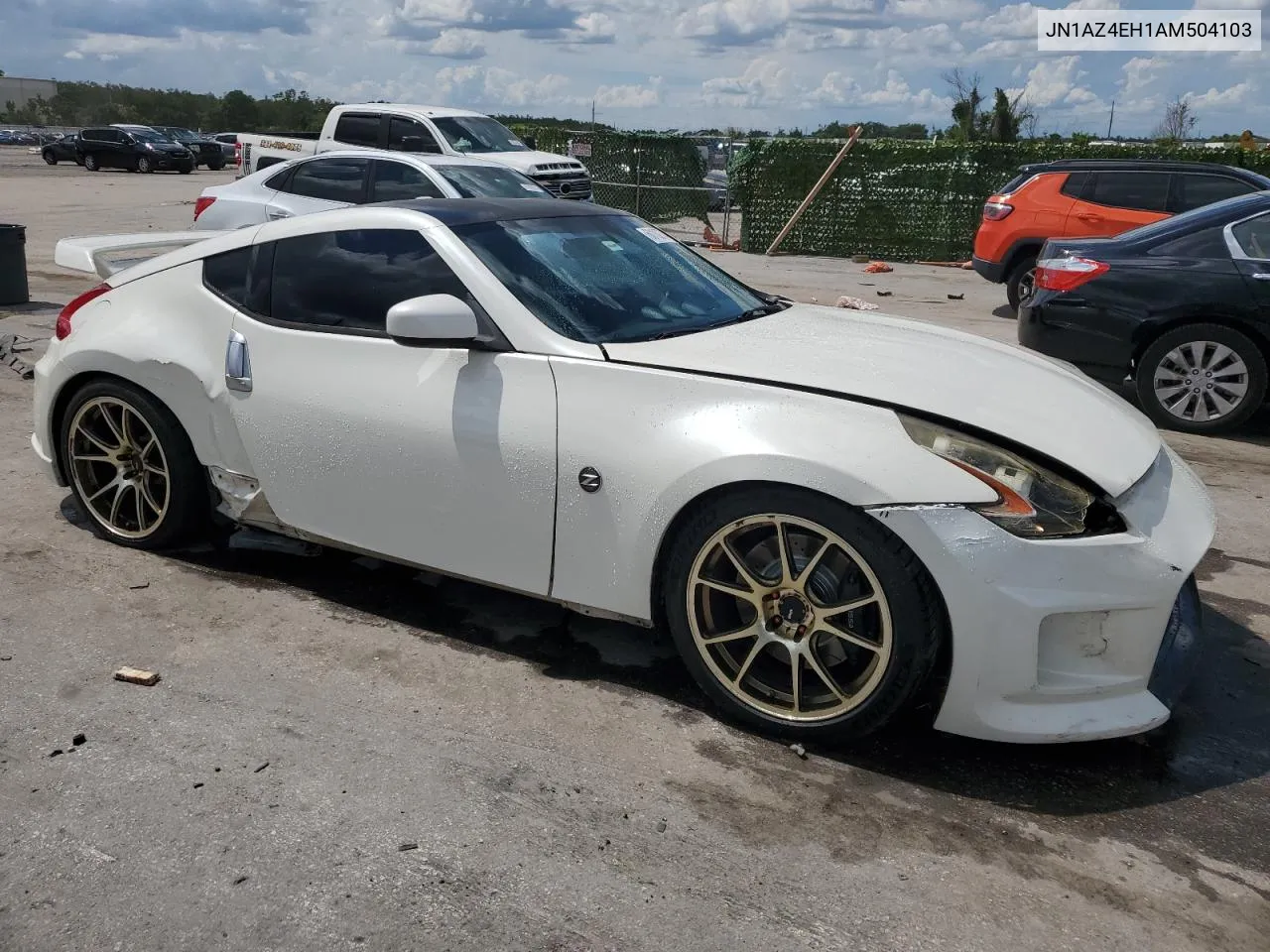 JN1AZ4EH1AM504103 2010 Nissan 370Z