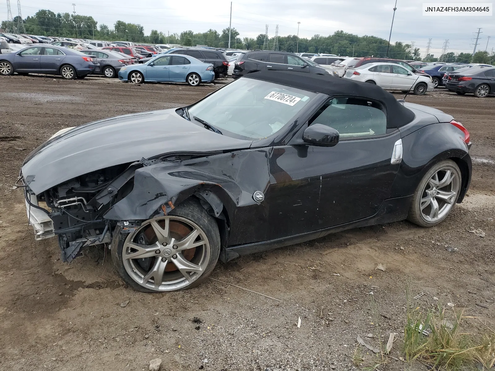 2010 Nissan 370Z VIN: JN1AZ4FH3AM304645 Lot: 67706724