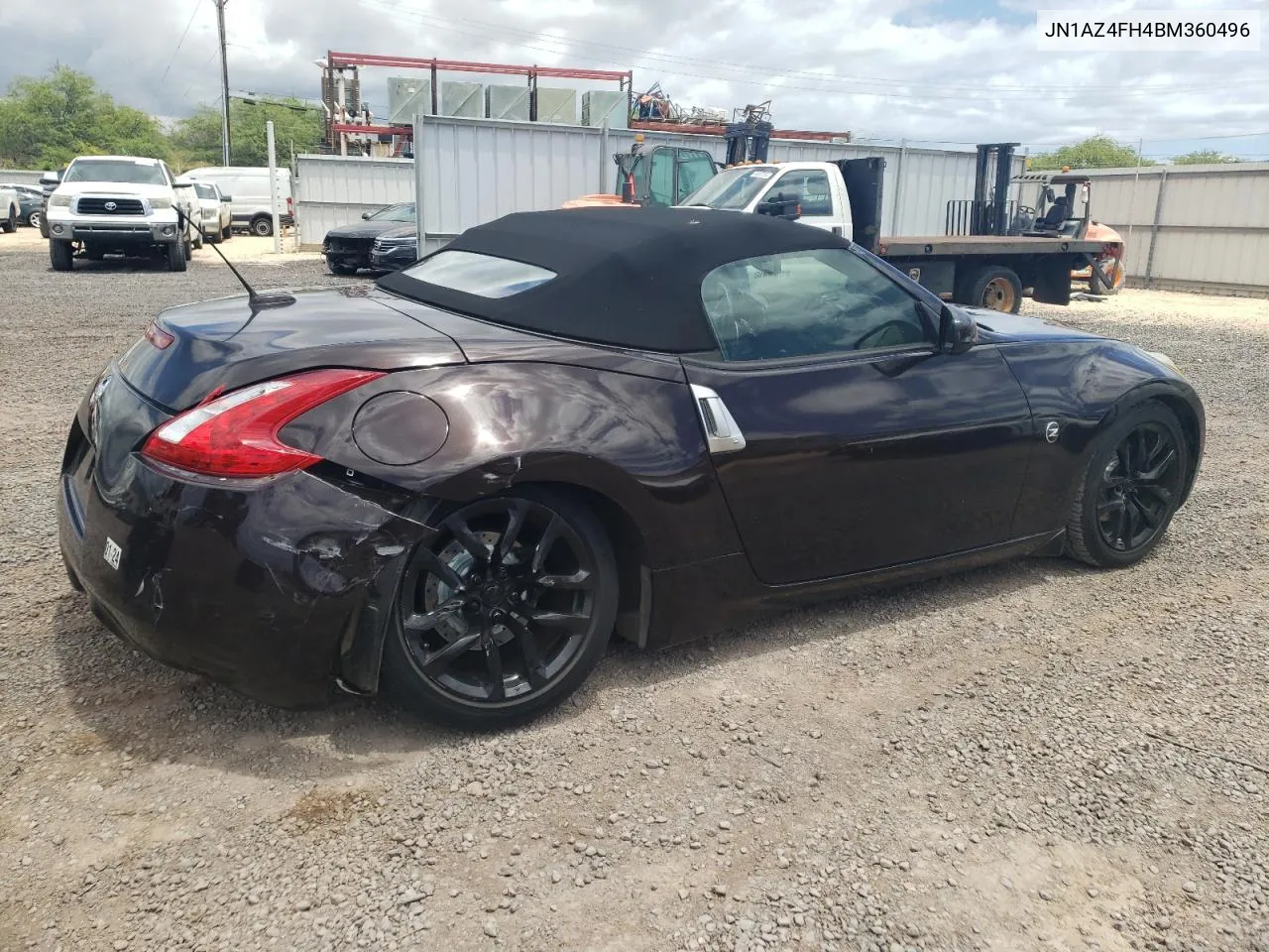 2011 Nissan 370Z Base VIN: JN1AZ4FH4BM360496 Lot: 51258714