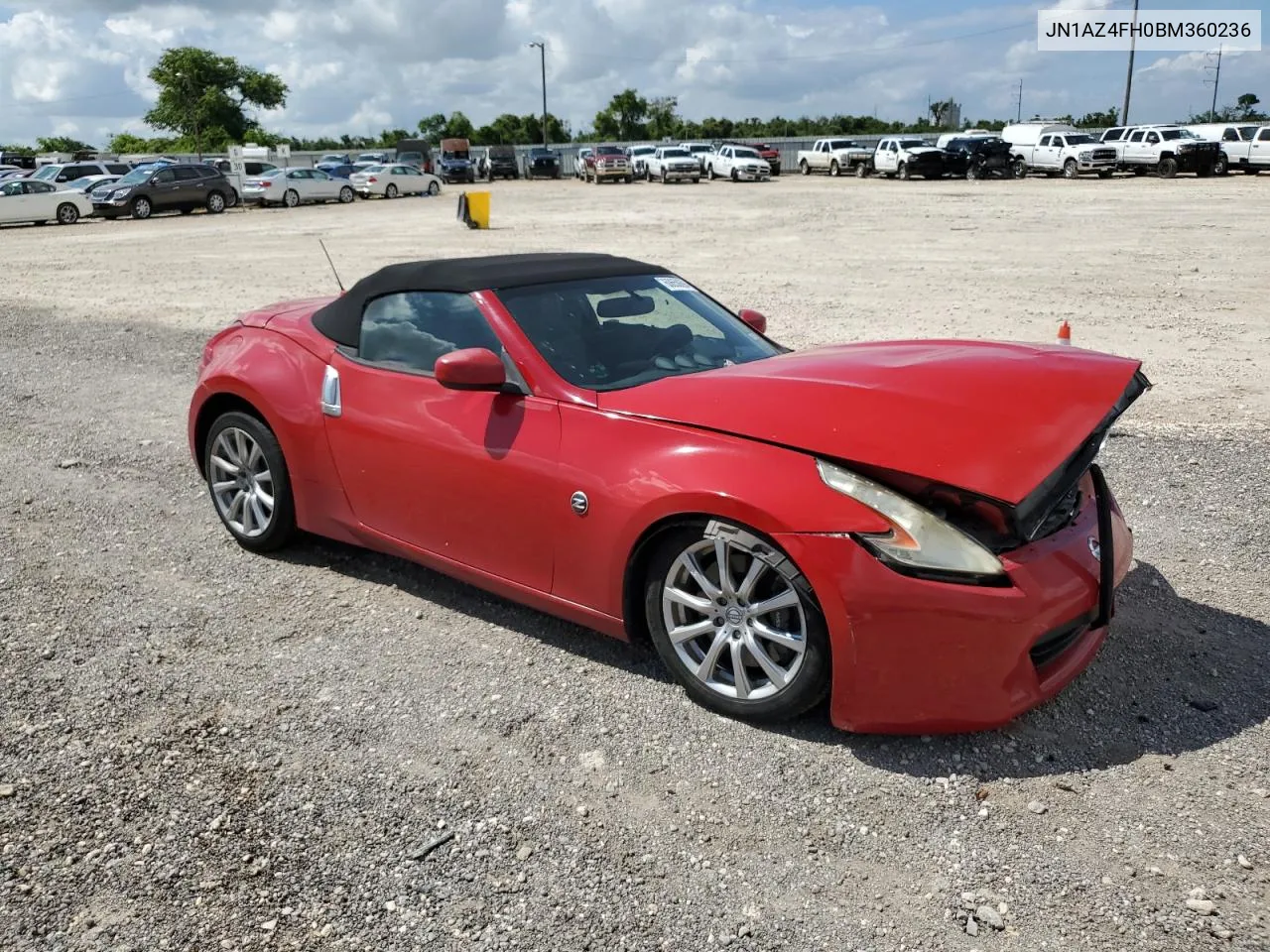 JN1AZ4FH0BM360236 2011 Nissan 370Z Base