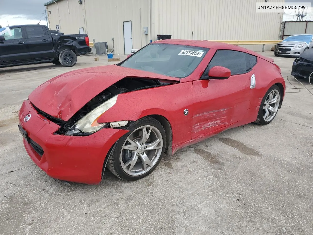 2011 Nissan 370Z Base VIN: JN1AZ4EH8BM552991 Lot: 62120504