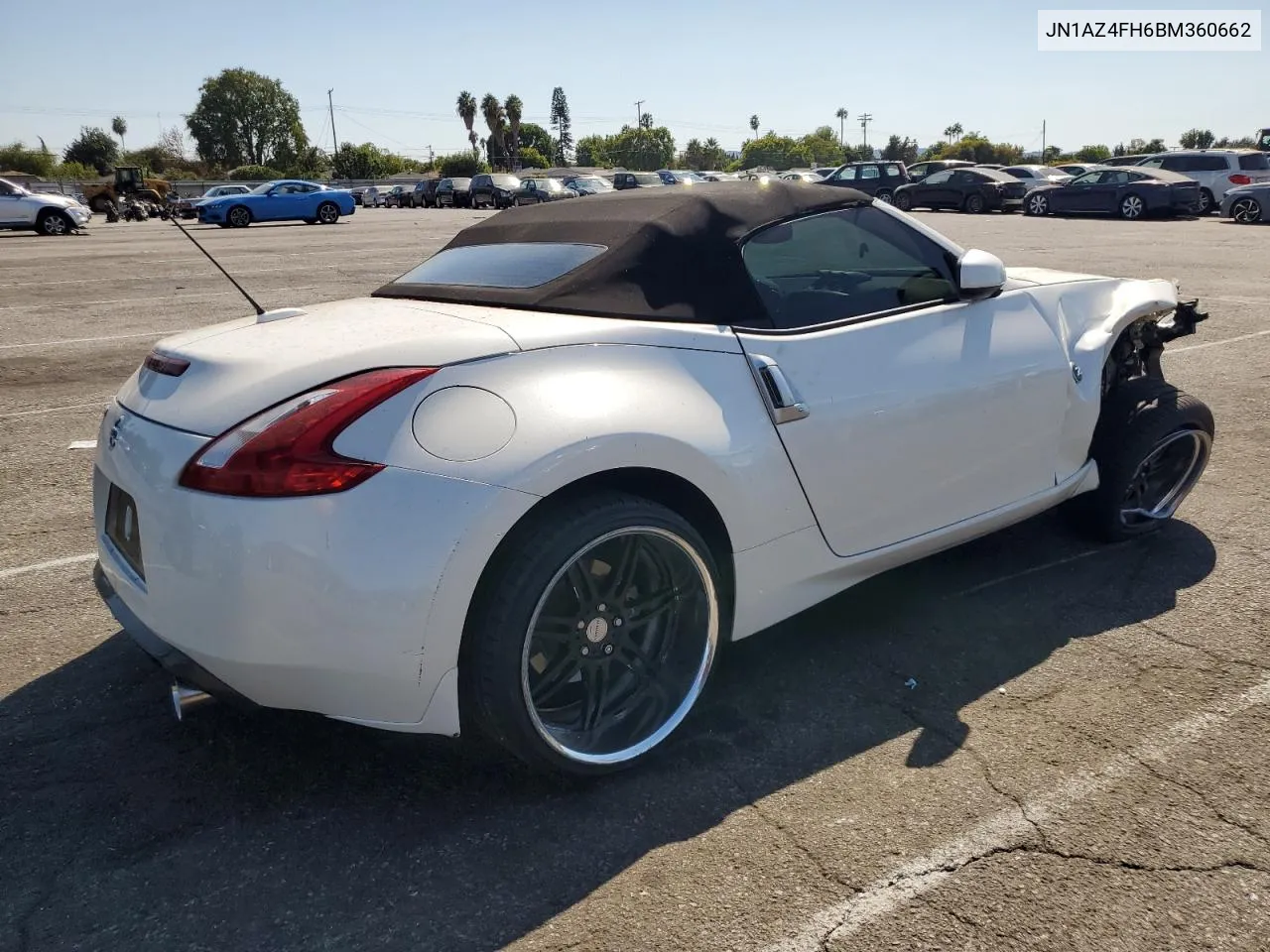 2011 Nissan 370Z Base VIN: JN1AZ4FH6BM360662 Lot: 70824084