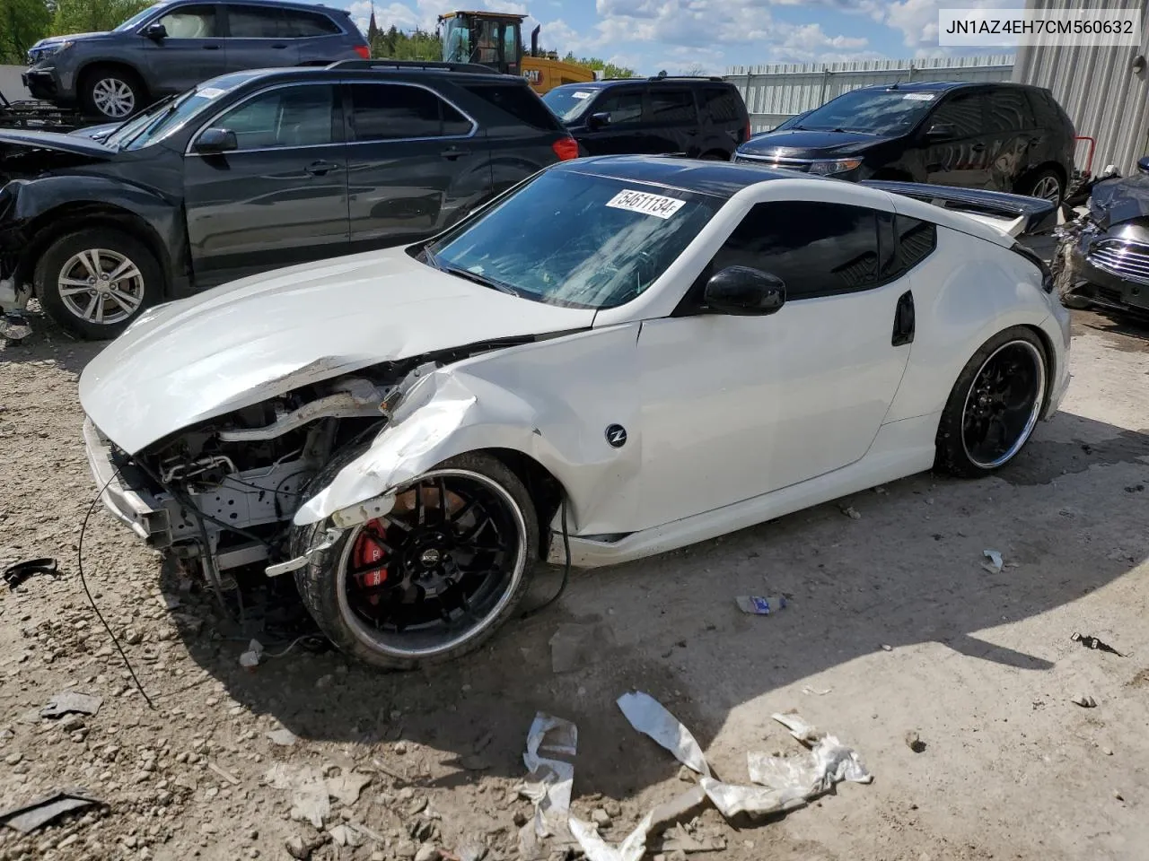 2012 Nissan 370Z Base VIN: JN1AZ4EH7CM560632 Lot: 54611134