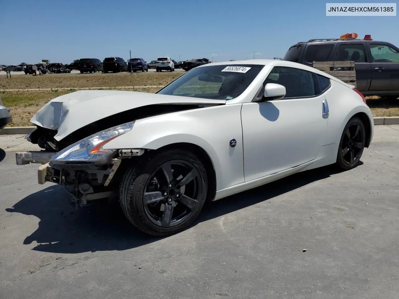 2012 Nissan 370Z Base VIN: JN1AZ4EHXCM561385 Lot: 56526874