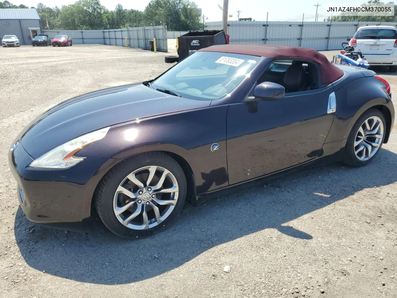 2012 Nissan 370Z Base VIN: JN1AZ4FH0CM370055 Lot: 61283204