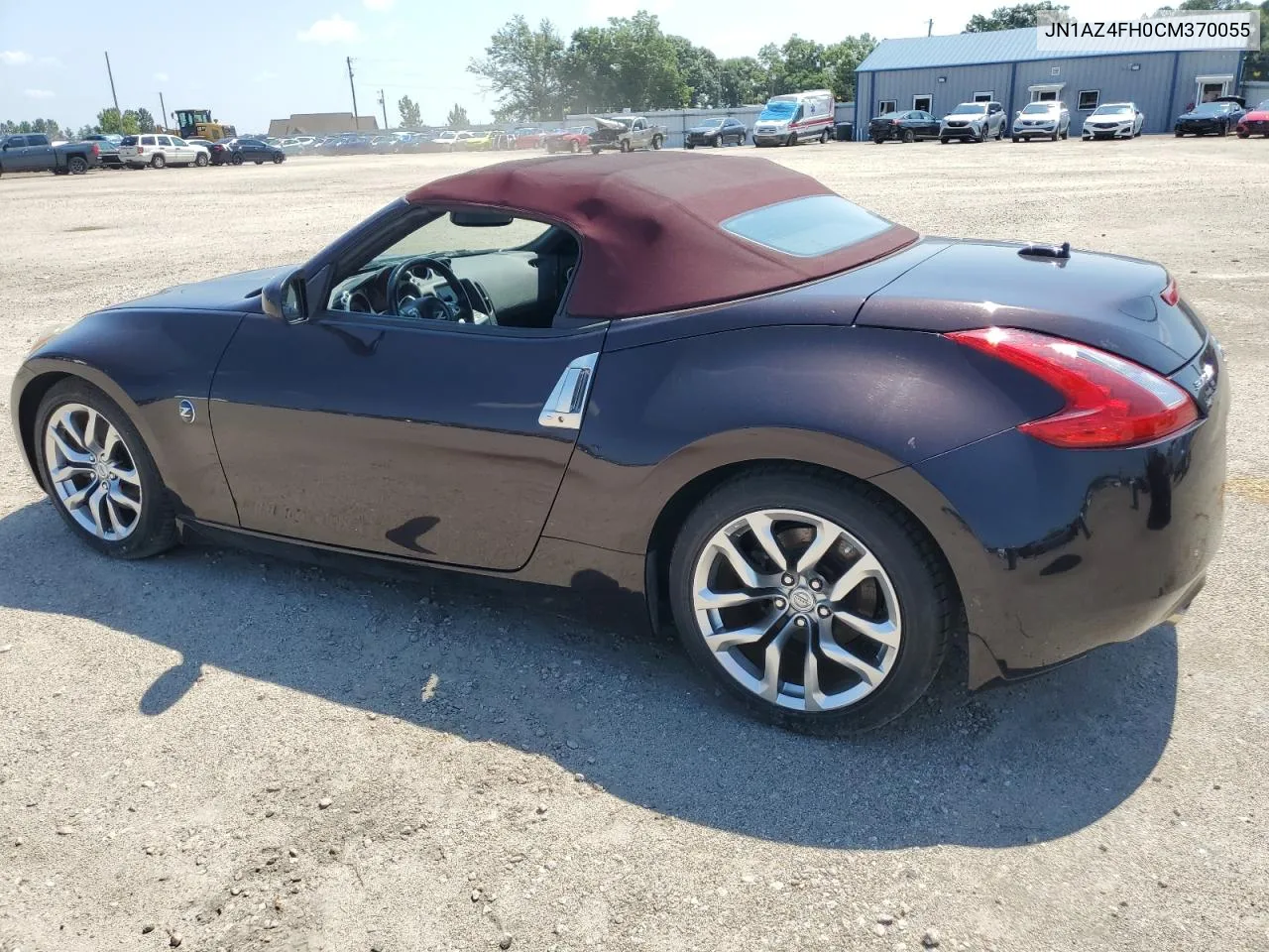 2012 Nissan 370Z Base VIN: JN1AZ4FH0CM370055 Lot: 61283204