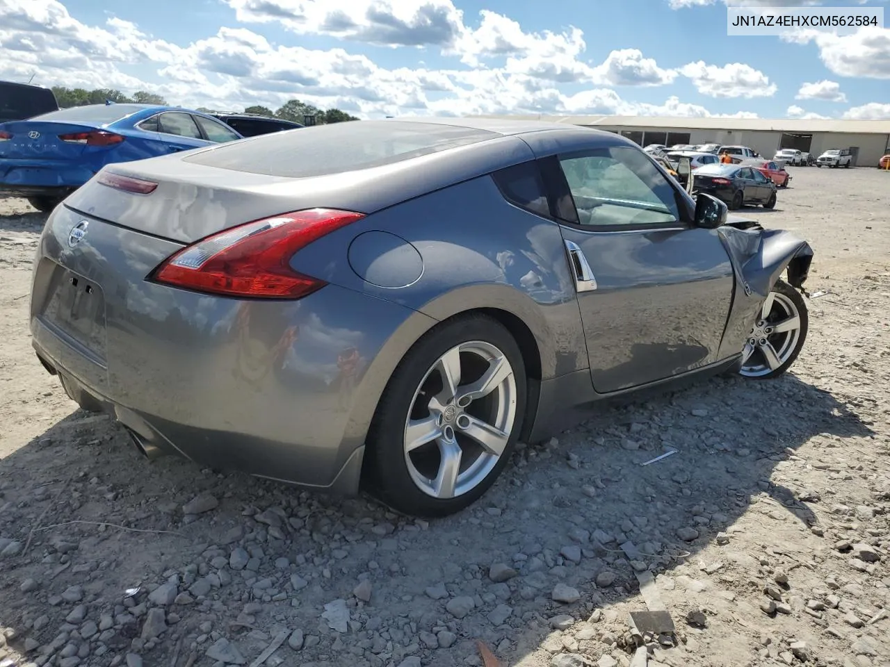 2012 Nissan 370Z Base VIN: JN1AZ4EHXCM562584 Lot: 62681644