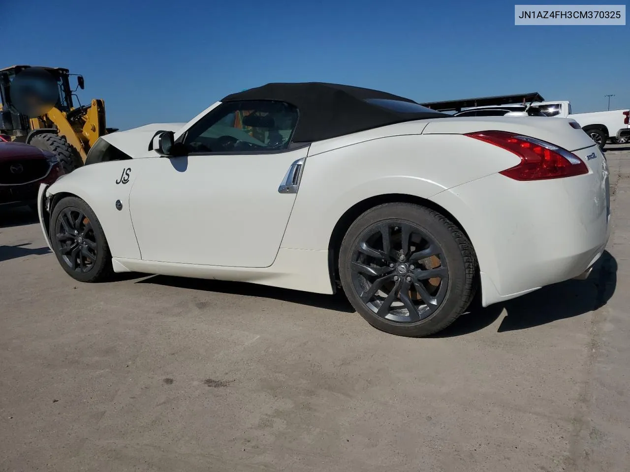 2012 Nissan 370Z Base VIN: JN1AZ4FH3CM370325 Lot: 70215154