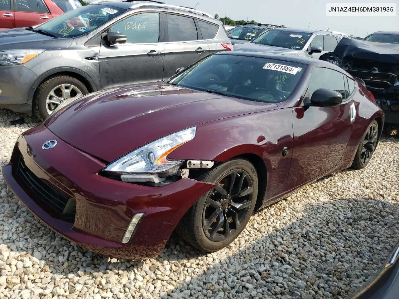 2013 Nissan 370Z Base VIN: JN1AZ4EH6DM381936 Lot: 57131884