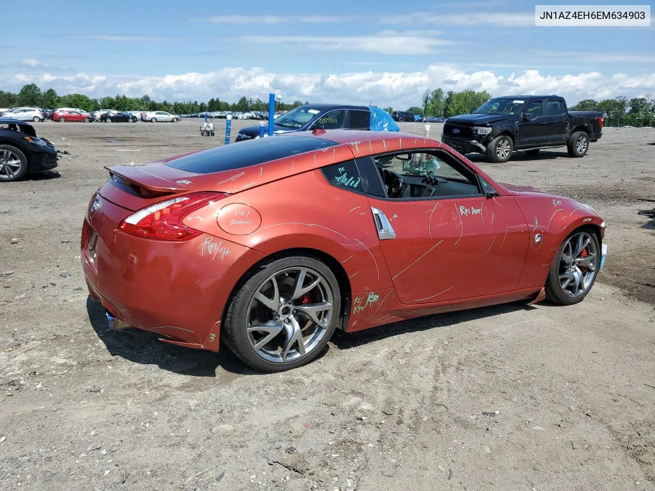 2014 Nissan 370Z Base VIN: JN1AZ4EH6EM634903 Lot: 58254194