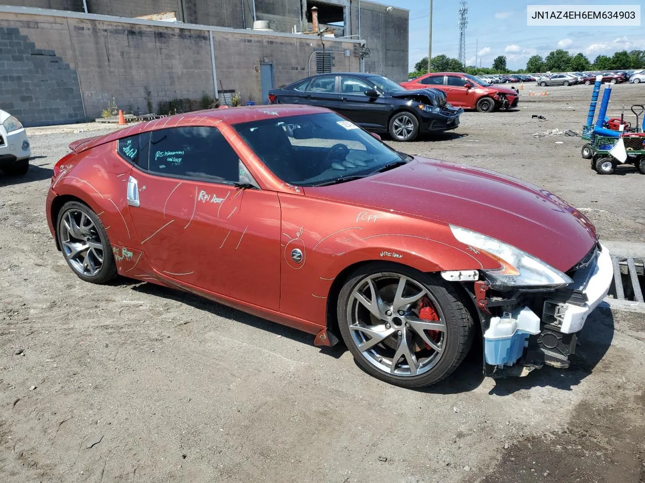 2014 Nissan 370Z Base VIN: JN1AZ4EH6EM634903 Lot: 58254194