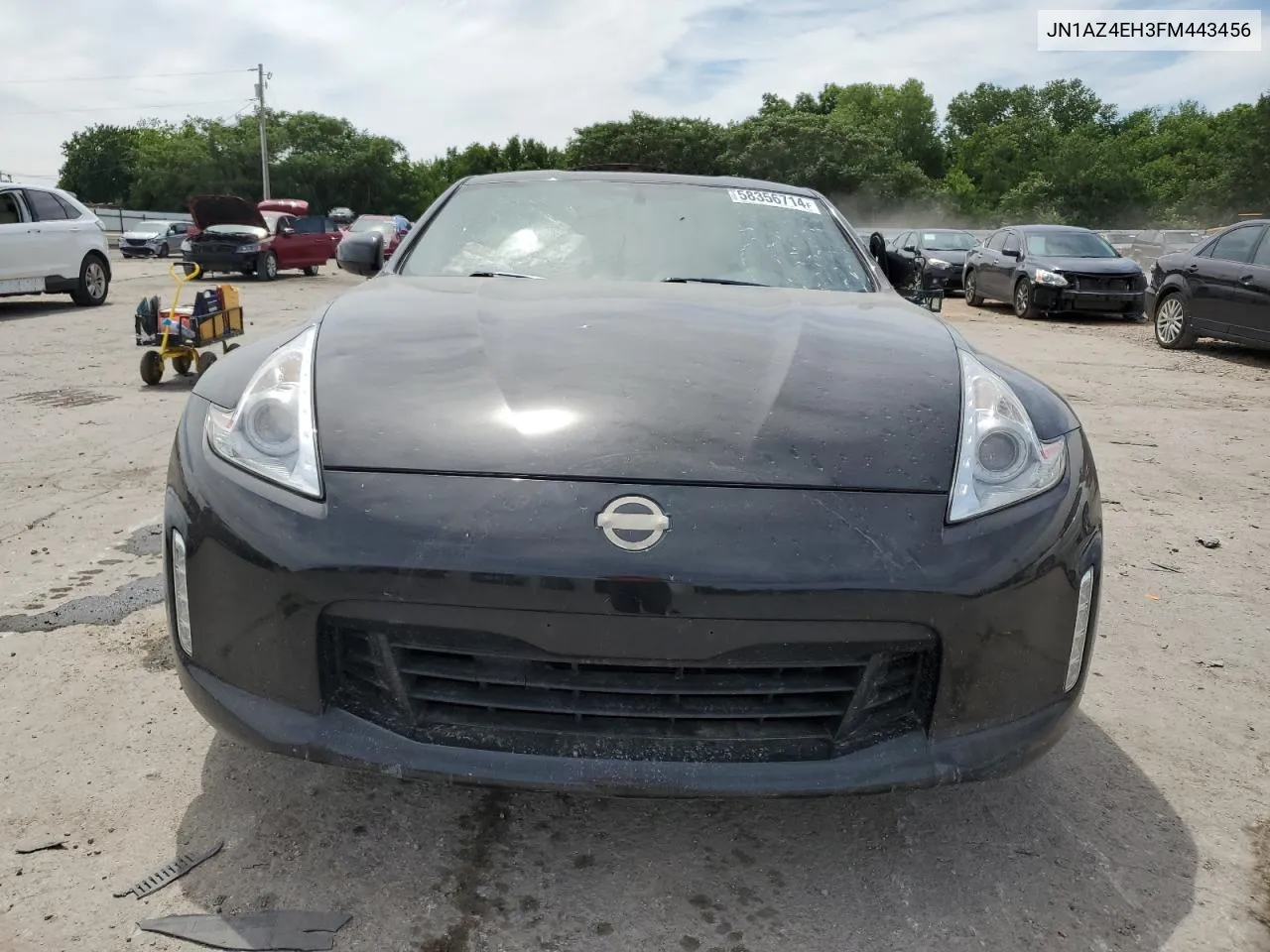 2015 Nissan 370Z Base VIN: JN1AZ4EH3FM443456 Lot: 58356714