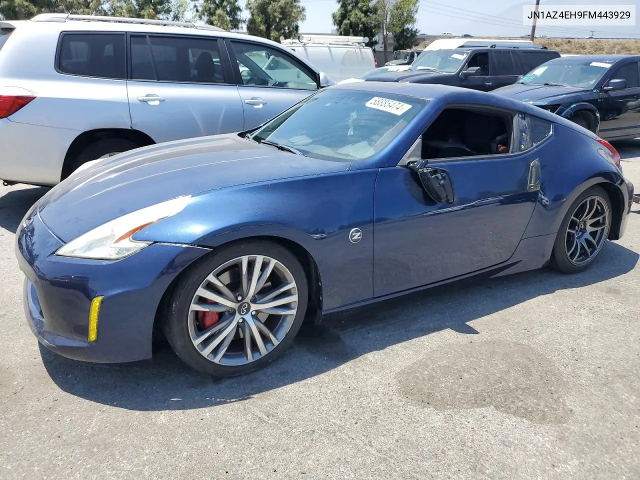 2015 Nissan 370Z Base VIN: JN1AZ4EH9FM443929 Lot: 58885474