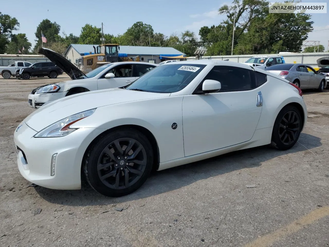 2015 Nissan 370Z Base VIN: JN1AZ4EH0FM443897 Lot: 62655464