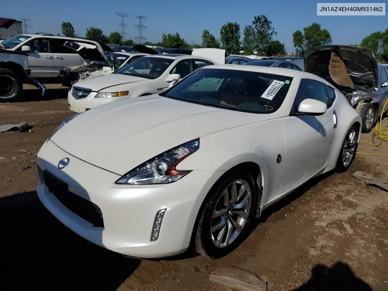 2016 Nissan 370Z Base VIN: JN1AZ4EH4GM931462 Lot: 57299864