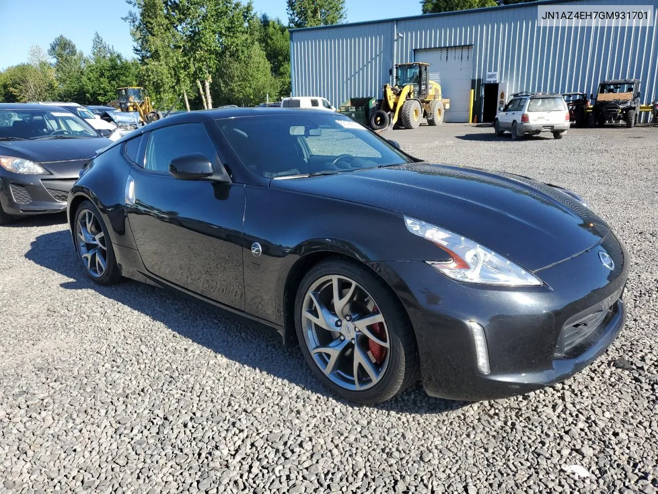 JN1AZ4EH7GM931701 2016 Nissan 370Z Base