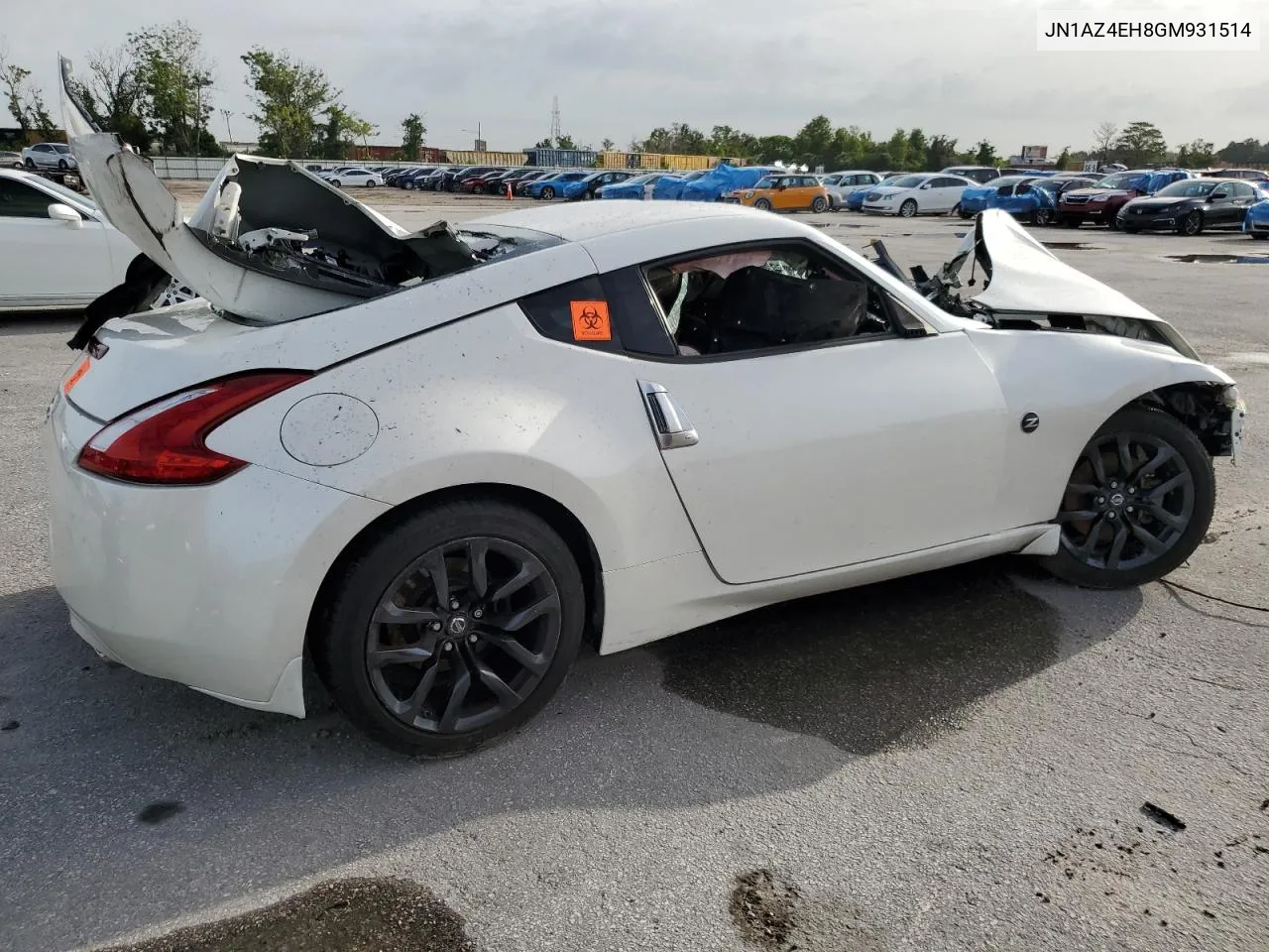 2016 Nissan 370Z Base VIN: JN1AZ4EH8GM931514 Lot: 62130764