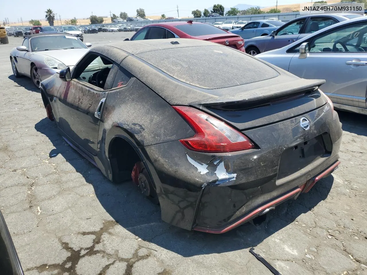 JN1AZ4EH7GM931150 2016 Nissan 370Z Base