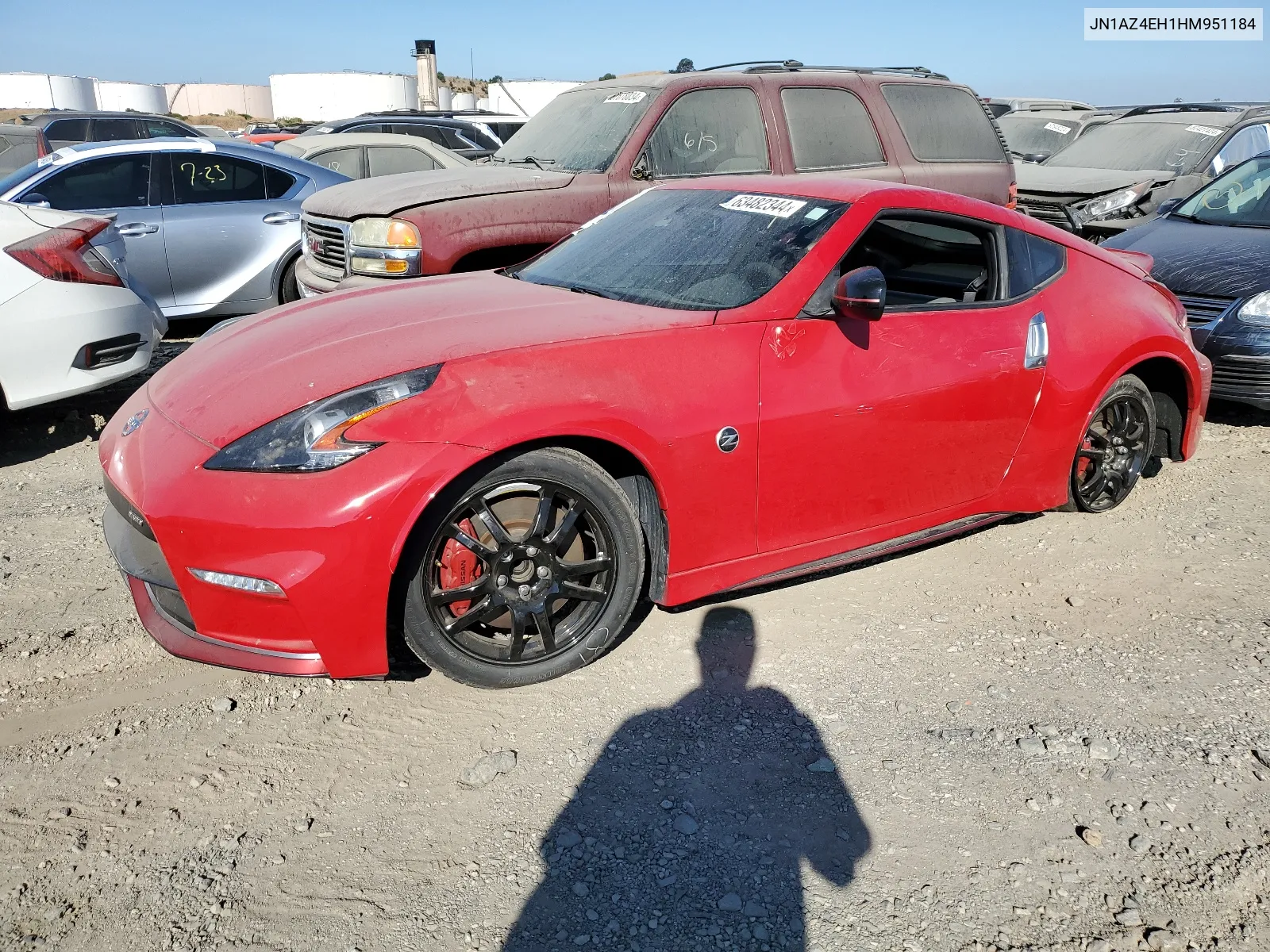 2017 Nissan 370Z Base VIN: JN1AZ4EH1HM951184 Lot: 63482344